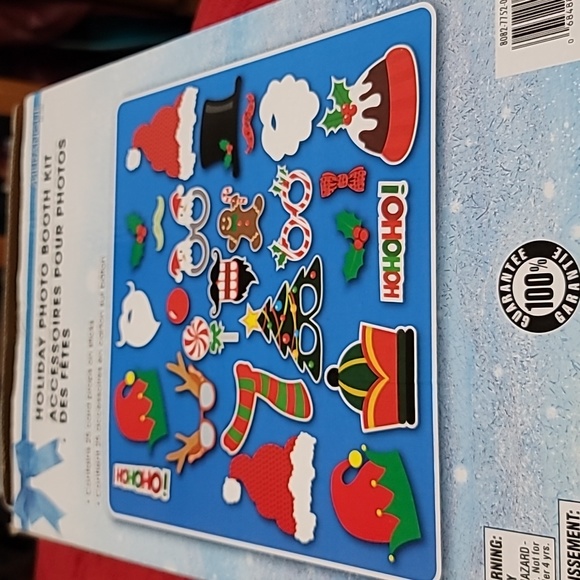 Holiday Photo Booth Props (25 cut outs on sticks) - Picture 2 of 3